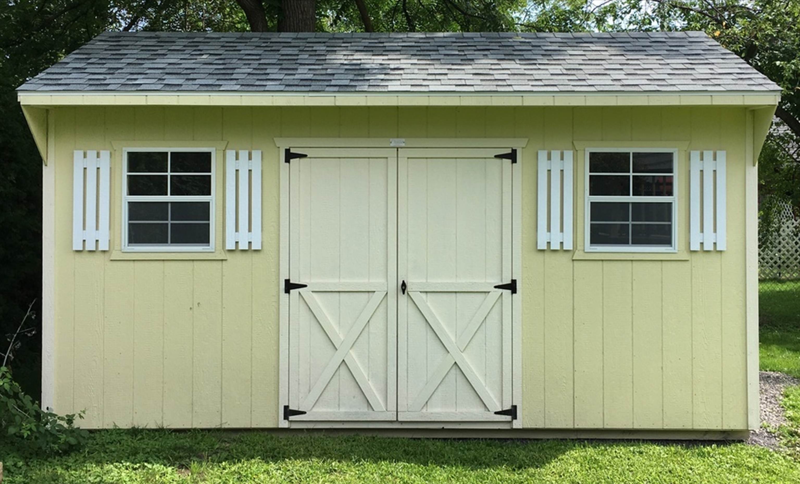 Ontario&#39;s Sheds with Overhang  (Delivered and Installed)